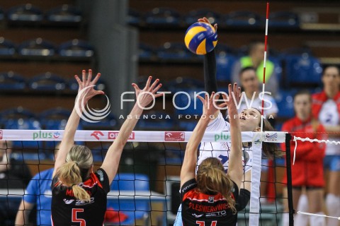  07.03.2016 RZESZOW<br />SIATKOWKA ORLEN LIGA 2015/2016 WOMEN VOLLEYBALL POLAND POLISH ORLENLIGA LEAGUE SEASON 2015/2016<br />MECZ DEVELOPRES SKYRES RZESZOW - KS PALAC BYDGOSZCZ<br />N/Z AGATA SKIBA <br /> 