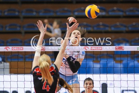  07.03.2016 RZESZOW<br />SIATKOWKA ORLEN LIGA 2015/2016 WOMEN VOLLEYBALL POLAND POLISH ORLENLIGA LEAGUE SEASON 2015/2016<br />MECZ DEVELOPRES SKYRES RZESZOW - KS PALAC BYDGOSZCZ<br />N/Z AGATA SKIBA <br /> 