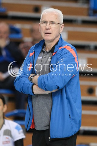  07.03.2016 RZESZOW<br />SIATKOWKA ORLEN LIGA 2015/2016 WOMEN VOLLEYBALL POLAND POLISH ORLENLIGA LEAGUE SEASON 2015/2016<br />MECZ DEVELOPRES SKYRES RZESZOW - KS PALAC BYDGOSZCZ<br />N/Z JACEK SKROK - I TRENER ( HEAD COACH ) SYLWETKA <br /> 