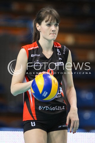  07.03.2016 RZESZOW<br />SIATKOWKA ORLEN LIGA 2015/2016 WOMEN VOLLEYBALL POLAND POLISH ORLENLIGA LEAGUE SEASON 2015/2016<br />MECZ DEVELOPRES SKYRES RZESZOW - KS PALAC BYDGOSZCZ<br />N/Z EWELINA KRZYWICKA SYLWETKA <br /> 