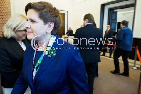  08.03.2016 WARSZAWA<br /> POSIEDZENIE RADY MINISTROW <br />N/Z PREMIER BEATA SZYDLO<br /> 