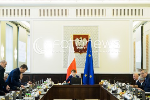  08.03.2016 WARSZAWA<br /> POSIEDZENIE RADY MINISTROW <br />N/Z BEATA SZYDLO PRZEWODNICZY POSIEDZENIU RADY MINISTROW<br /> 