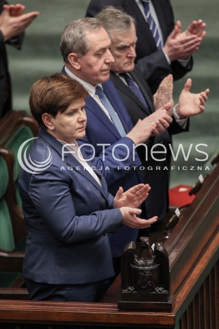  09.03.2016 WARSZAWA SEJM<br />APEL O UWOLNIENIE NADII SAWCZENKO<br />N/Z PREMIER BEATA SZYDLO<br /> 