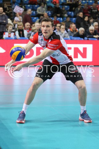  11.03.2016 RZESZOW<br />SIATKOWKA PLUSLIGA 2015/2016 MEN VOLLEYBALL POLAND POLISH PLUS LIGA LEAGUE SEASON 2015/2016<br />MECZ ASSECO RESOVIA RZESZOW - CERRAD CZARNI RADOM<br />N/Z LUKAS TICHACEK SYLWETKA <br /> 