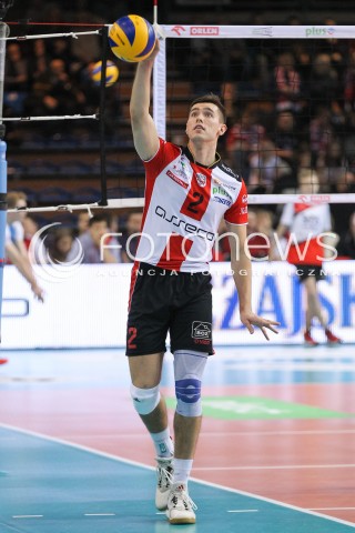  11.03.2016 RZESZOW<br />SIATKOWKA PLUSLIGA 2015/2016 MEN VOLLEYBALL POLAND POLISH PLUS LIGA LEAGUE SEASON 2015/2016<br />MECZ ASSECO RESOVIA RZESZOW - CERRAD CZARNI RADOM<br />N/Z THOMAS JAESCHKE SYLWETKA <br /> 