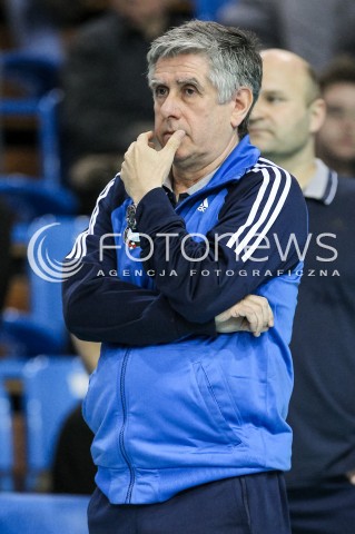 11.03.2016 RZESZOW<br />SIATKOWKA PLUSLIGA 2015/2016 MEN VOLLEYBALL POLAND POLISH PLUS LIGA LEAGUE SEASON 2015/2016<br />MECZ ASSECO RESOVIA RZESZOW - CERRAD CZARNI RADOM<br />N/Z RAUL LOZANO - I TRENER ( HEAD COACH ) SYLWETKA <br /> 