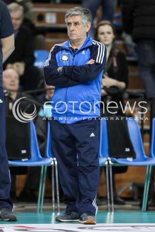  11.03.2016 RZESZOW<br />SIATKOWKA PLUSLIGA 2015/2016 MEN VOLLEYBALL POLAND POLISH PLUS LIGA LEAGUE SEASON 2015/2016<br />MECZ ASSECO RESOVIA RZESZOW - CERRAD CZARNI RADOM<br />N/Z RAUL LOZANO - I TRENER ( HEAD COACH ) SYLWETKA <br /> 