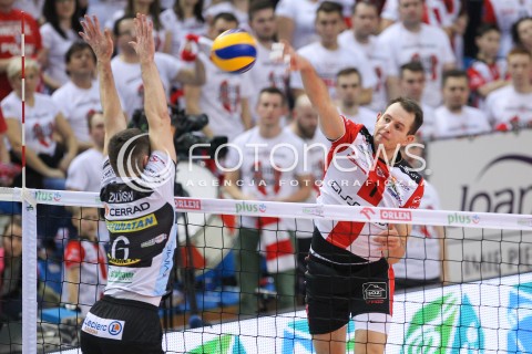  11.03.2016 RZESZOW<br />SIATKOWKA PLUSLIGA 2015/2016 MEN VOLLEYBALL POLAND POLISH PLUS LIGA LEAGUE SEASON 2015/2016<br />MECZ ASSECO RESOVIA RZESZOW - CERRAD CZARNI RADOM<br />N/Z BARTOSZ KUREK <br /> 
