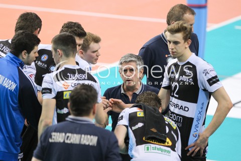  11.03.2016 RZESZOW<br />SIATKOWKA PLUSLIGA 2015/2016 MEN VOLLEYBALL POLAND POLISH PLUS LIGA LEAGUE SEASON 2015/2016<br />MECZ ASSECO RESOVIA RZESZOW - CERRAD CZARNI RADOM<br />N/Z RAUL LOZANO - I TRENER ( HEAD COACH ) ARTUR SZALPUK <br /> 