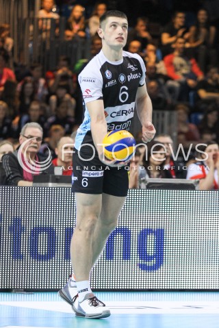  11.03.2016 RZESZOW<br />SIATKOWKA PLUSLIGA 2015/2016 MEN VOLLEYBALL POLAND POLISH PLUS LIGA LEAGUE SEASON 2015/2016<br />MECZ ASSECO RESOVIA RZESZOW - CERRAD CZARNI RADOM<br />N/Z WOJCIECH ZALINSKI SYLWETKA <br /> 
