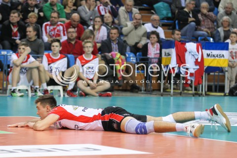  11.03.2016 RZESZOW<br />SIATKOWKA PLUSLIGA 2015/2016 MEN VOLLEYBALL POLAND POLISH PLUS LIGA LEAGUE SEASON 2015/2016<br />MECZ ASSECO RESOVIA RZESZOW - CERRAD CZARNI RADOM<br />N/Z THOMAS JAESCHKE SMUTEK PORAZKA PRZEGRANA<br /> 