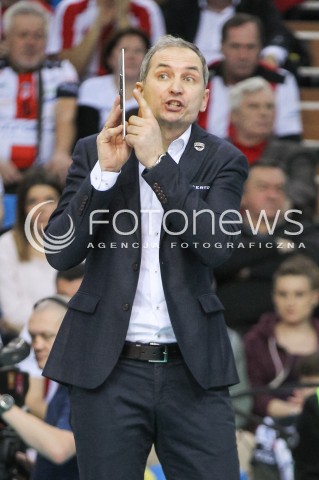  11.03.2016 RZESZOW<br />SIATKOWKA PLUSLIGA 2015/2016 MEN VOLLEYBALL POLAND POLISH PLUS LIGA LEAGUE SEASON 2015/2016<br />MECZ ASSECO RESOVIA RZESZOW - CERRAD CZARNI RADOM<br />N/Z ANDRZEJ KOWAL - I TRENER ( HEAD COACH ) SYLWETKA <br /> 