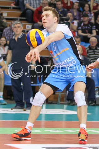  11.03.2016 RZESZOW<br />SIATKOWKA PLUSLIGA 2015/2016 MEN VOLLEYBALL POLAND POLISH PLUS LIGA LEAGUE SEASON 2015/2016<br />MECZ ASSECO RESOVIA RZESZOW - CERRAD CZARNI RADOM<br />N/Z ADAM KOWALSKI SYLWETKA <br /> 