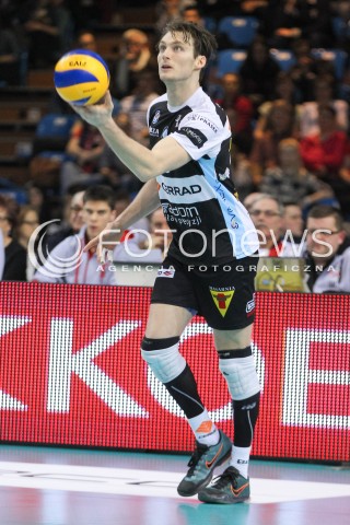  11.03.2016 RZESZOW<br />SIATKOWKA PLUSLIGA 2015/2016 MEN VOLLEYBALL POLAND POLISH PLUS LIGA LEAGUE SEASON 2015/2016<br />MECZ ASSECO RESOVIA RZESZOW - CERRAD CZARNI RADOM<br />N/Z ZACK LA CAVERA SYLWETKA <br /> 