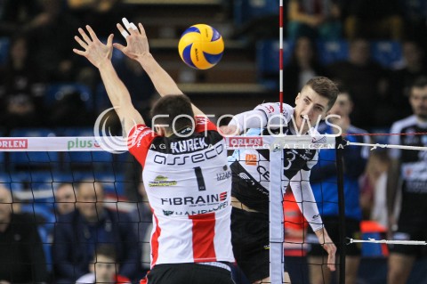  11.03.2016 RZESZOW<br />SIATKOWKA PLUSLIGA 2015/2016 MEN VOLLEYBALL POLAND POLISH PLUS LIGA LEAGUE SEASON 2015/2016<br />MECZ ASSECO RESOVIA RZESZOW - CERRAD CZARNI RADOM<br />N/Z IGOR GROBELNY <br /> 