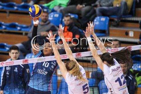  12.03.2016 RZESZOW<br />SIATKOWKA ORLEN LIGA 2015/2016 WOMEN VOLLEYBALL POLAND POLISH ORLENLIGA LEAGUE SEASON 2015/2016<br />MECZ DEVELOPRES SKYRES RZESZOW - CHEMIK POLICE<br />N/Z YONKAIRA PAOLA PENA <br /> 