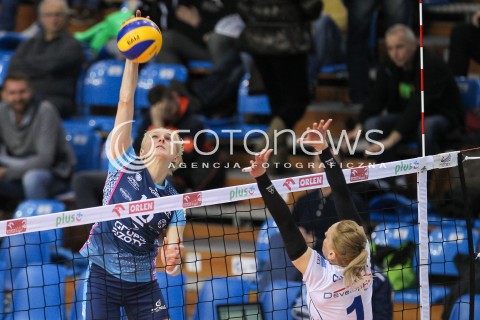  12.03.2016 RZESZOW<br />SIATKOWKA ORLEN LIGA 2015/2016 WOMEN VOLLEYBALL POLAND POLISH ORLENLIGA LEAGUE SEASON 2015/2016<br />MECZ DEVELOPRES SKYRES RZESZOW - CHEMIK POLICE<br />N/Z ALEKSANDRA JEGIELO <br /> 