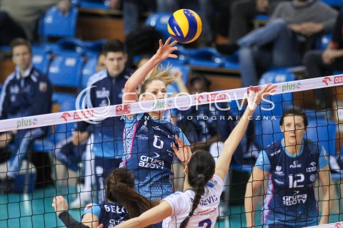  12.03.2016 RZESZOW<br />SIATKOWKA ORLEN LIGA 2015/2016 WOMEN VOLLEYBALL POLAND POLISH ORLENLIGA LEAGUE SEASON 2015/2016<br />MECZ DEVELOPRES SKYRES RZESZOW - CHEMIK POLICE<br />N/Z AGNIESZKA BEDNAREK - KASZA <br /> 