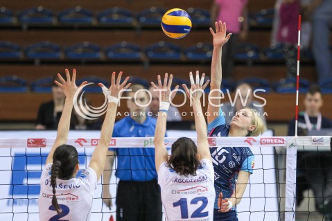  12.03.2016 RZESZOW<br />SIATKOWKA ORLEN LIGA 2015/2016 WOMEN VOLLEYBALL POLAND POLISH ORLENLIGA LEAGUE SEASON 2015/2016<br />MECZ DEVELOPRES SKYRES RZESZOW - CHEMIK POLICE<br />N/Z ALEKSANDRA JEGIELO <br /> 