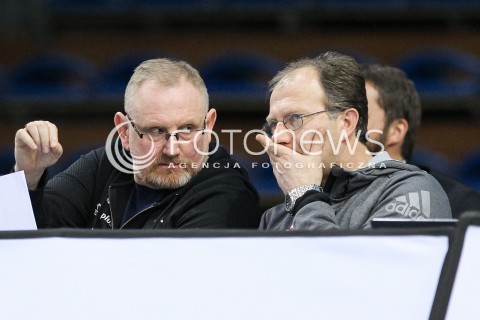  12.03.2016 RZESZOW<br />SIATKOWKA ORLEN LIGA 2015/2016 WOMEN VOLLEYBALL POLAND POLISH ORLENLIGA LEAGUE SEASON 2015/2016<br />MECZ DEVELOPRES SKYRES RZESZOW - CHEMIK POLICE<br />N/Z JACEK NAWROCKI - I TRENER REPREZENTACJI I WALDEMAR KAWKA - II TRENER REPREZENTACJI NA TRYBUNACH<br /> 