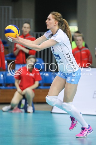  12.03.2016 RZESZOW<br />SIATKOWKA ORLEN LIGA 2015/2016 WOMEN VOLLEYBALL POLAND POLISH ORLENLIGA LEAGUE SEASON 2015/2016<br />MECZ DEVELOPRES SKYRES RZESZOW - CHEMIK POLICE<br />N/Z MAGDALENA HAWRYLA SYLWETKA <br /> 