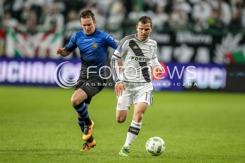  16.03.2016 WARSZAWA PILKA NOZNA <br />FOOTBALL PUCHAR POLSKI STADION LEGII<br />MECZ LEGIA WARSZAWA - ZAWISZA BYDGOSZCZ<br />N/Z NEMANJA NIKOLIC SEBASTIAN KAMINSKI<br /> 