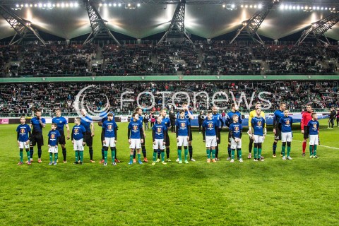  16.03.2016 WARSZAWA PILKA NOZNA <br />FOOTBALL PUCHAR POLSKI STADION LEGII<br />MECZ LEGIA WARSZAWA - ZAWISZA BYDGOSZCZ<br />N/Z DRUZYNA ZAWISZA BYDGOSZCZ<br /> 