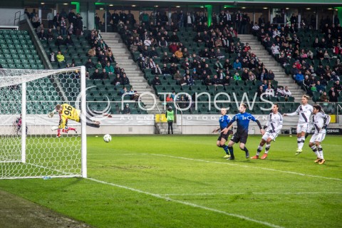  16.03.2016 WARSZAWA PILKA NOZNA <br />FOOTBALL PUCHAR POLSKI STADION LEGII<br />MECZ LEGIA WARSZAWA - ZAWISZA BYDGOSZCZ<br />N/Z STRZAL GOL NA BRAMKE ZAWISZA BYDGOSZCZ<br /> 