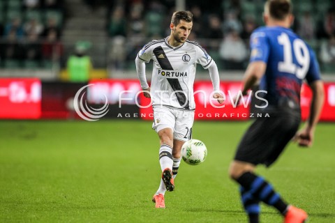  16.03.2016 WARSZAWA PILKA NOZNA <br />FOOTBALL PUCHAR POLSKI STADION LEGII<br />MECZ LEGIA WARSZAWA - ZAWISZA BYDGOSZCZ<br />N/Z LUKASZ BROZ<br /> 