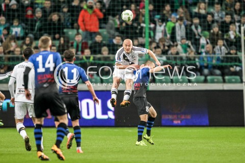  16.03.2016 WARSZAWA PILKA NOZNA <br />FOOTBALL PUCHAR POLSKI STADION LEGII<br />MECZ LEGIA WARSZAWA - ZAWISZA BYDGOSZCZ<br />N/Z MICHAL PAZDAN KAROL DANIELAK<br /> 
