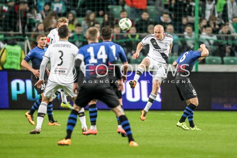  16.03.2016 WARSZAWA PILKA NOZNA <br />FOOTBALL PUCHAR POLSKI STADION LEGII<br />MECZ LEGIA WARSZAWA - ZAWISZA BYDGOSZCZ<br />N/Z MICHAL PAZDAN KAROL DANIELAK<br /> 