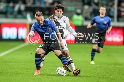  16.03.2016 WARSZAWA PILKA NOZNA <br />FOOTBALL PUCHAR POLSKI STADION LEGII<br />MECZ LEGIA WARSZAWA - ZAWISZA BYDGOSZCZ<br />N/Z GUILHERME BLAZO IGUMANOVIC<br /> 