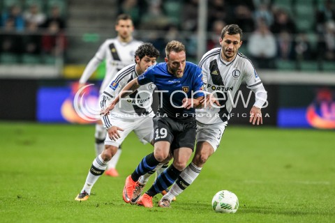  16.03.2016 WARSZAWA PILKA NOZNA <br />FOOTBALL PUCHAR POLSKI STADION LEGII<br />MECZ LEGIA WARSZAWA - ZAWISZA BYDGOSZCZ<br />N/Z GUILHERME BLAZO IGUMANOVIC<br /> 