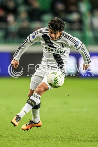  16.03.2016 WARSZAWA PILKA NOZNA <br />FOOTBALL PUCHAR POLSKI STADION LEGII<br />MECZ LEGIA WARSZAWA - ZAWISZA BYDGOSZCZ<br />N/Z GUILHERME<br /> 