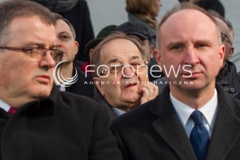  17.03.2016 MARKOWA ( POLAND )<br />WIZYTA PARY PREZYDENCKIEJ W WOJEWODZTWIE PODKARPACKIM<br />OTWARCIE MUZEUM POLAKOW RATUJACYCH ZYDOW PODCZAS II WOJNY SWIATOWEJ IM. RODZINY ULMOW<br />N/Z OJCIEC DYREKTOR RADIO MARYJA TADEUSZ RYDZYK <br /> 