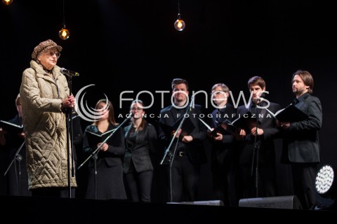  17.03.2016 MARKOWA ( POLAND )<br />WIZYTA PARY PREZYDENCKIEJ W WOJEWODZTWIE PODKARPACKIM<br />OTWARCIE MUZEUM POLAKOW RATUJACYCH ZYDOW PODCZAS II WOJNY SWIATOWEJ IM. RODZINY ULMOW<br />N/Z ANNA STUPNICKA - BANDO - PREZES POLSKIE TOWARZYSTWO SPRAWIEDLIWYCH WSROD NARODOW SWIATA<br /> 