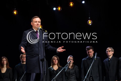  17.03.2016 MARKOWA ( POLAND )<br />WIZYTA PARY PREZYDENCKIEJ W WOJEWODZTWIE PODKARPACKIM<br />OTWARCIE MUZEUM POLAKOW RATUJACYCH ZYDOW PODCZAS II WOJNY SWIATOWEJ IM. RODZINY ULMOW<br />N/Z PREZYDENT RP ANDRZEJ DUDA PRZEMOWIENIE<br /> 