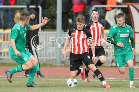  19.03.2016 RZESZOW <br />PILKA NOZNA III LIGA LUBELSKO - PODKARPACKA  SEZON 2015/2016 <br />MECZ CWKS RESOVIA - IZOLATOR BOGUCHWALA <br />N/Z MICHAL DANIEL BARTOSZ LEKKI SEBASTIAN HAJNAS <br /> 