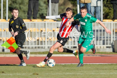  19.03.2016 RZESZOW <br />PILKA NOZNA III LIGA LUBELSKO - PODKARPACKA  SEZON 2015/2016 <br />MECZ CWKS RESOVIA - IZOLATOR BOGUCHWALA <br />N/Z TOMASZ CIECKO SEBASTIAN HAJNAS<br /> 