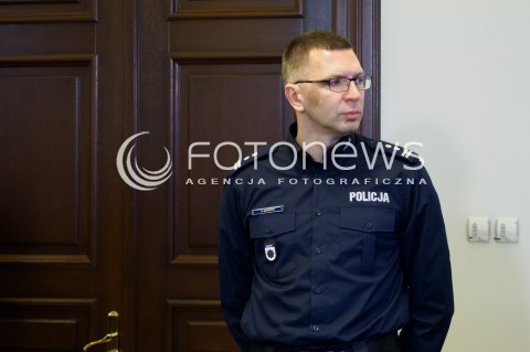  22.03.2016 WARSZAWA<br /> POSIEDZENIE RZADOWEGO CENTRUM BEZPIECZENSTWA W SPRAWIE ZAMACHOW W BRUKSELI <br />N/Z ANDRZEJ SZYMCZYK KOMENDAT GLOWNY POLICJI<br /> 