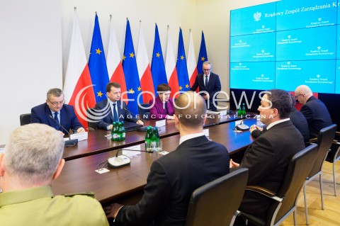  22.03.2016 WARSZAWA<br /> POSIEDZENIE RZADOWEGO CENTRUM BEZPIECZENSTWA W SPRAWIE ZAMACHOW W BRUKSELI <br />N/Z CZLONKOWIE RCB<br /> 