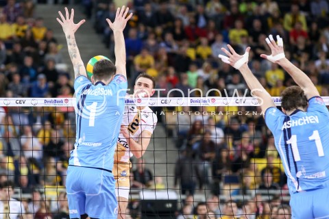  24.03.2016 LODZ POLAND<br />
SIATKOWKA LIGA MISTRZOW MEN CEV VOLLEYBALL CHAMPIONS LEAGUE 2015/2016<br />
MATCH PGE SKRA BELCHATOW - ZENIT KAZAN<br />
N/Z MARIUSZ WLAZLY<br />
 