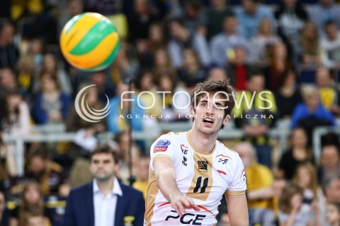  24.03.2016 LODZ POLAND<br />
SIATKOWKA LIGA MISTRZOW MEN CEV VOLLEYBALL CHAMPIONS LEAGUE 2015/2016<br />
MATCH PGE SKRA BELCHATOW - ZENIT KAZAN<br />
N/Z MIHAJLO STANKOVIC SYLWETKA<br />
 
