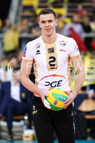  24.03.2016 LODZ POLAND<br />
SIATKOWKA LIGA MISTRZOW MEN CEV VOLLEYBALL CHAMPIONS LEAGUE 2015/2016<br />
MATCH PGE SKRA BELCHATOW - ZENIT KAZAN<br />
N/Z MARIUSZ WLAZLY SYLWETKA<br />
 