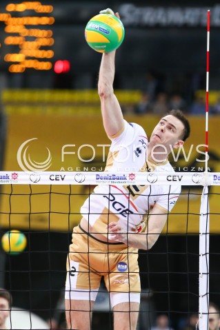  24.03.2016 LODZ POLAND<br />
SIATKOWKA LIGA MISTRZOW MEN CEV VOLLEYBALL CHAMPIONS LEAGUE 2015/2016<br />
MATCH PGE SKRA BELCHATOW - ZENIT KAZAN<br />
N/Z MARIUSZ WLAZLY SYLWETKA<br />
 