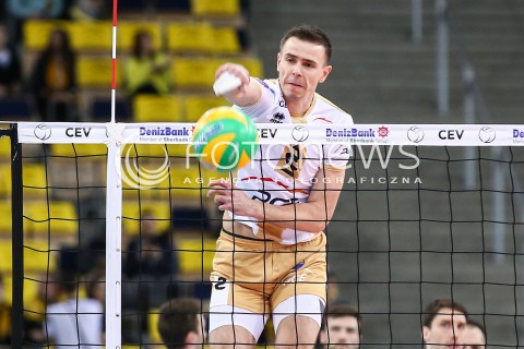  24.03.2016 LODZ POLAND<br />
SIATKOWKA LIGA MISTRZOW MEN CEV VOLLEYBALL CHAMPIONS LEAGUE 2015/2016<br />
MATCH PGE SKRA BELCHATOW - ZENIT KAZAN<br />
N/Z MARIUSZ WLAZLY SYLWETKA<br />
 