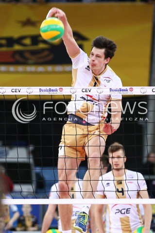  24.03.2016 LODZ POLAND<br />
SIATKOWKA LIGA MISTRZOW MEN CEV VOLLEYBALL CHAMPIONS LEAGUE 2015/2016<br />
MATCH PGE SKRA BELCHATOW - ZENIT KAZAN<br />
N/Z SRECKO LISINAC SYLWETKA<br />
 