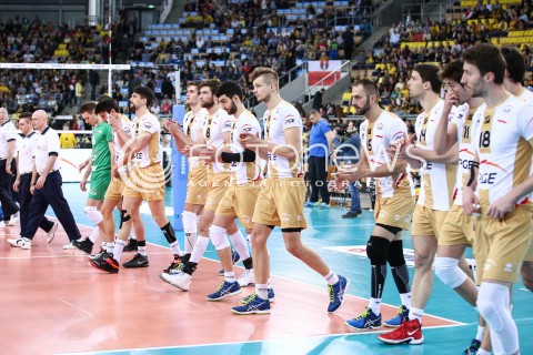  24.03.2016 LODZ POLAND<br />
SIATKOWKA LIGA MISTRZOW MEN CEV VOLLEYBALL CHAMPIONS LEAGUE 2015/2016<br />
MATCH PGE SKRA BELCHATOW - ZENIT KAZAN<br />
N/Z DRUZYNA<br />
 