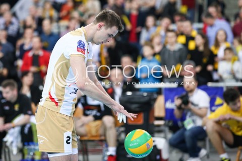  24.03.2016 LODZ POLAND<br />
SIATKOWKA LIGA MISTRZOW MEN CEV VOLLEYBALL CHAMPIONS LEAGUE 2015/2016<br />
MATCH PGE SKRA BELCHATOW - ZENIT KAZAN<br />
N/Z MARIUSZ WLAZLY SYLWETKA<br />
 