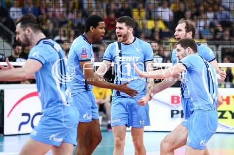  24.03.2016 LODZ POLAND<br />
SIATKOWKA LIGA MISTRZOW MEN CEV VOLLEYBALL CHAMPIONS LEAGUE 2015/2016<br />
MATCH PGE SKRA BELCHATOW - ZENIT KAZAN<br />
N/Z RADOSC EMOCJE WYGRANA<br />
 